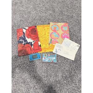 Vintage Ephemera & Retro Toys Lot | Psychedelic Paper, Postcards, Handheld Games